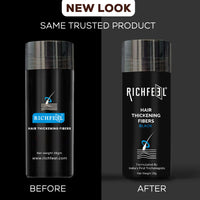 Richfeel Hair Thickening Fibers Black (B1G1) 28gm