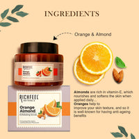 Richfeel Orange Almond Exfoliating Scrub 100 g