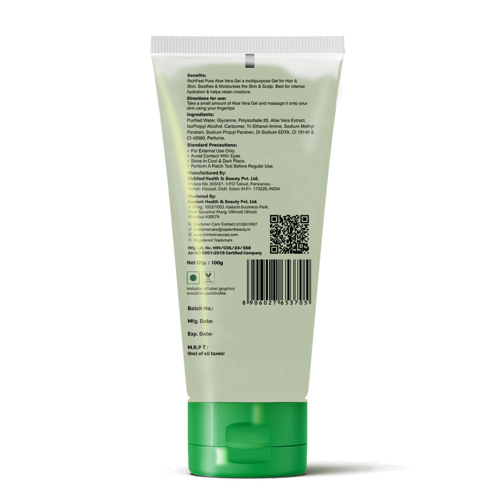 Richfeel Pure Aloe Vera Gel 100Ml