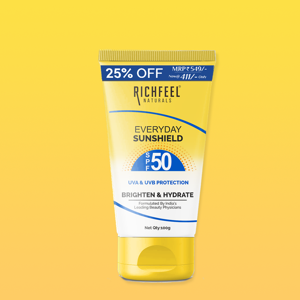 Richfeel Sunshield (With SPF 50) 100 Gms 25% Off
