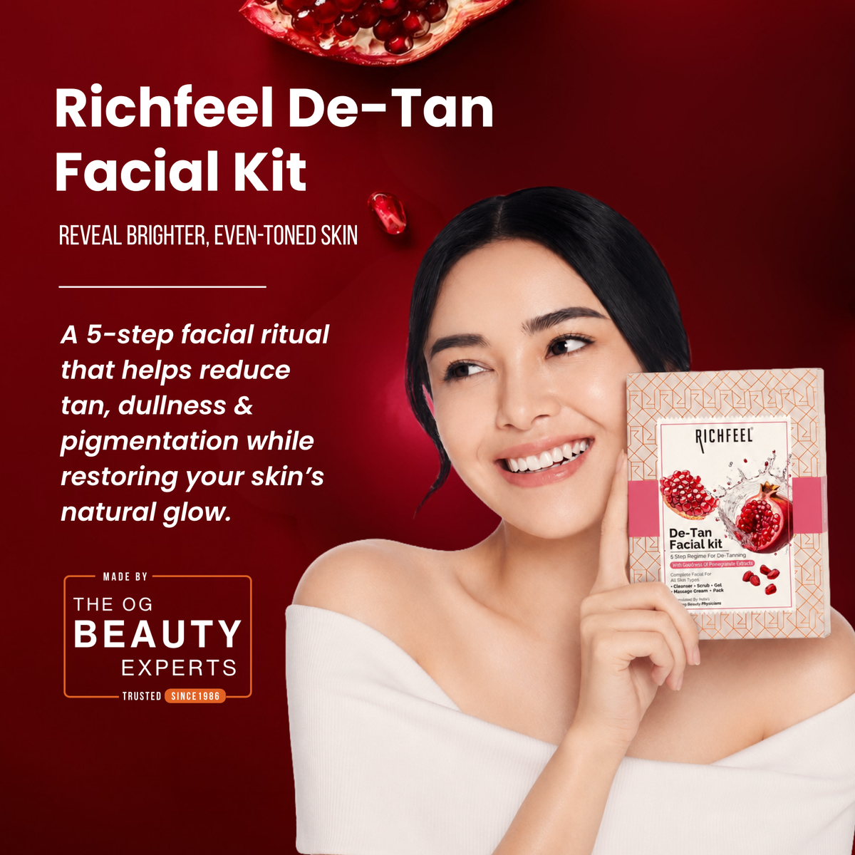 Richfeel De-Tan Facial Kit 250g