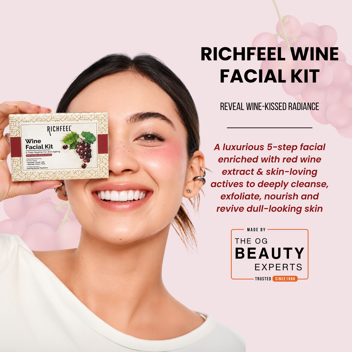 Richfeel Wine Facial Kit 30 gm