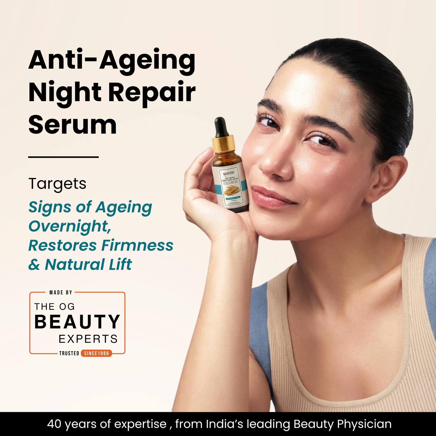 Richfeel Anti Ageing Night Repair Serum 10 Ml