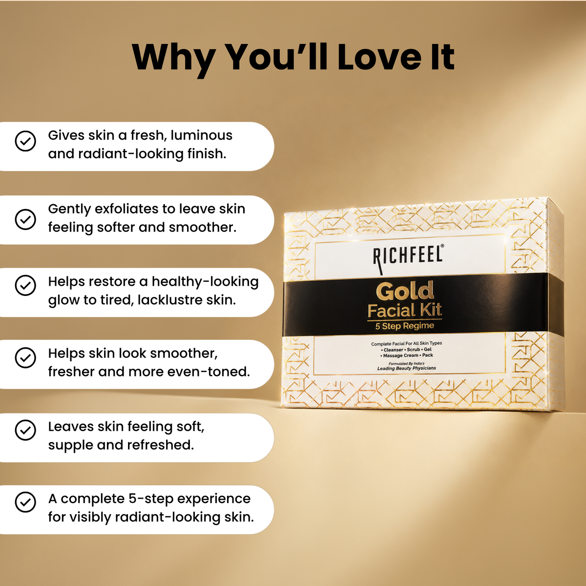 Richfeel Gold Facial Kit 30 g