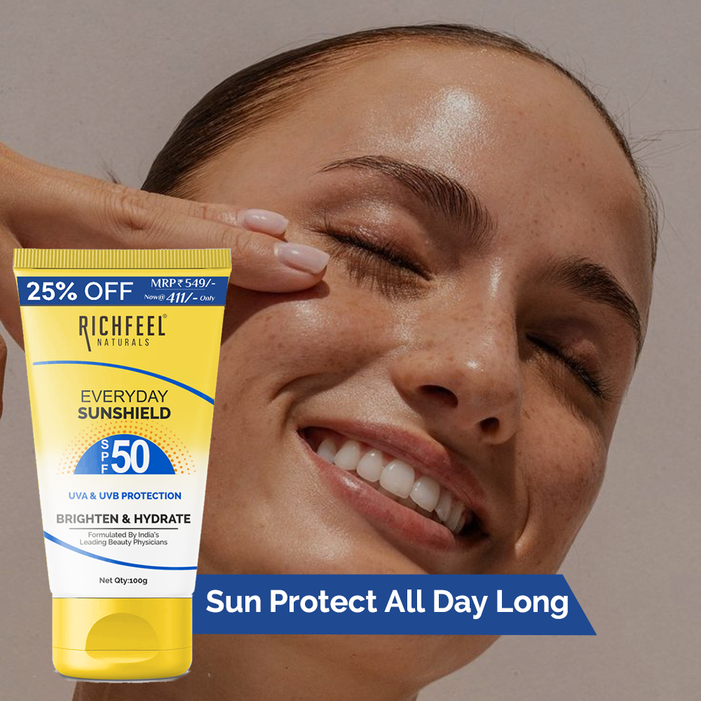Richfeel Sunshield (With SPF 50) 100 Gms 25% Off