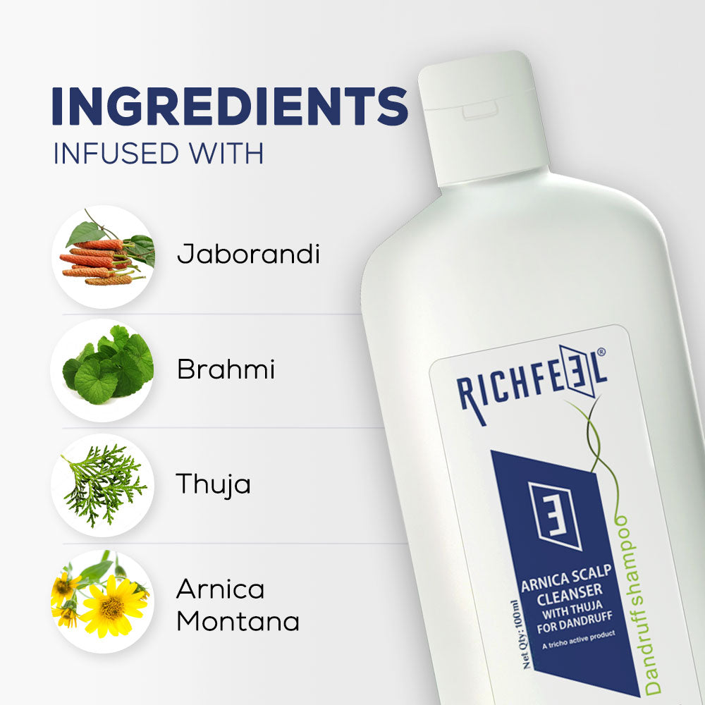 Richfeel Arnica Scalp Cleanser With Thuja 100 Ml