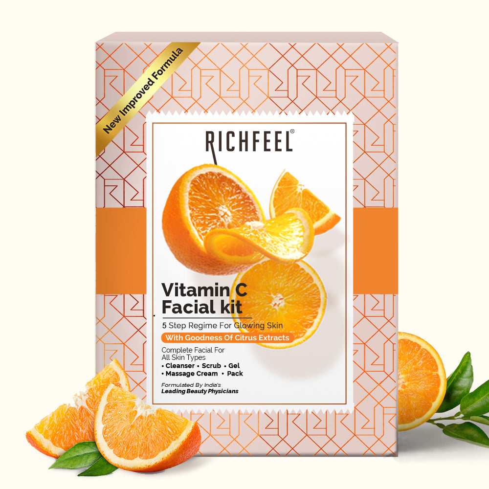 Richfeel Brightening Facial Kit Enriched With Vitamin C 250 gm