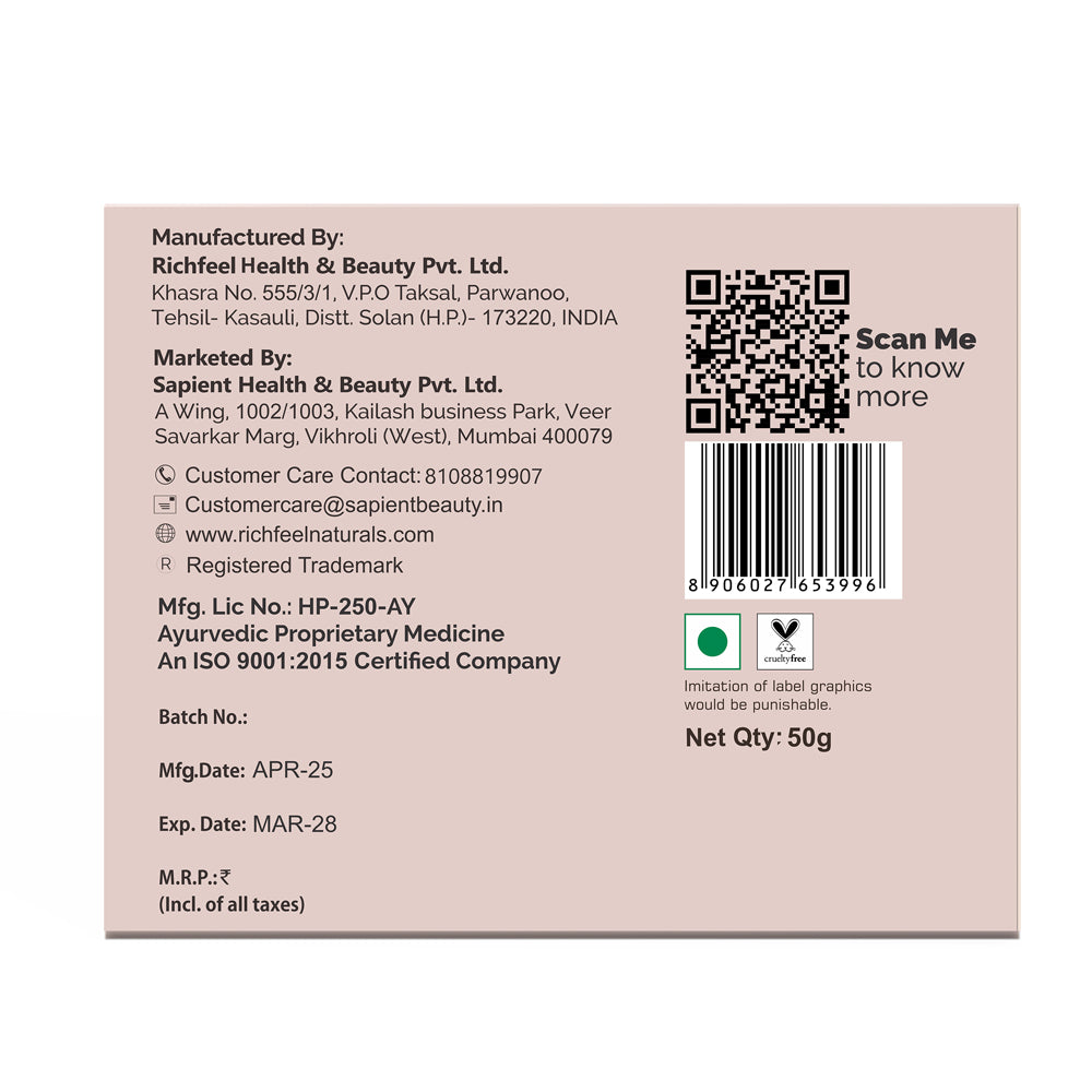 Richfeel Anti Acne Pack 50 G Pack of 2