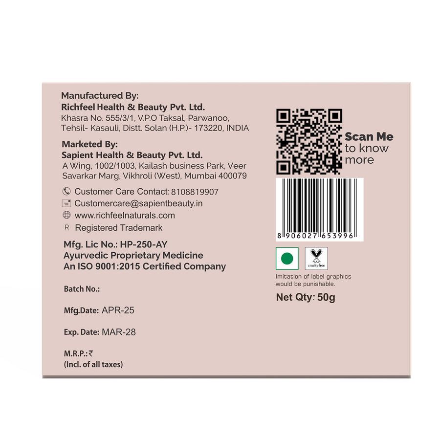 Richfeel Anti Acne Pack 50 G Pack of 2