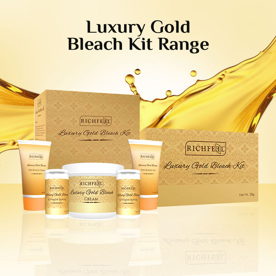 Richfeel Luxury Gold Bleach Kit 320 G Pack of 2