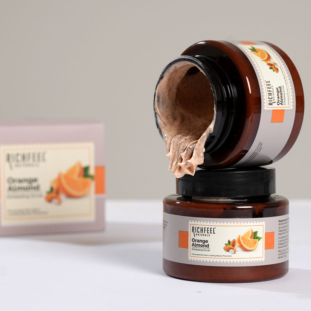 Richfeel Orange Almond Exfoliating Scrub 100 g