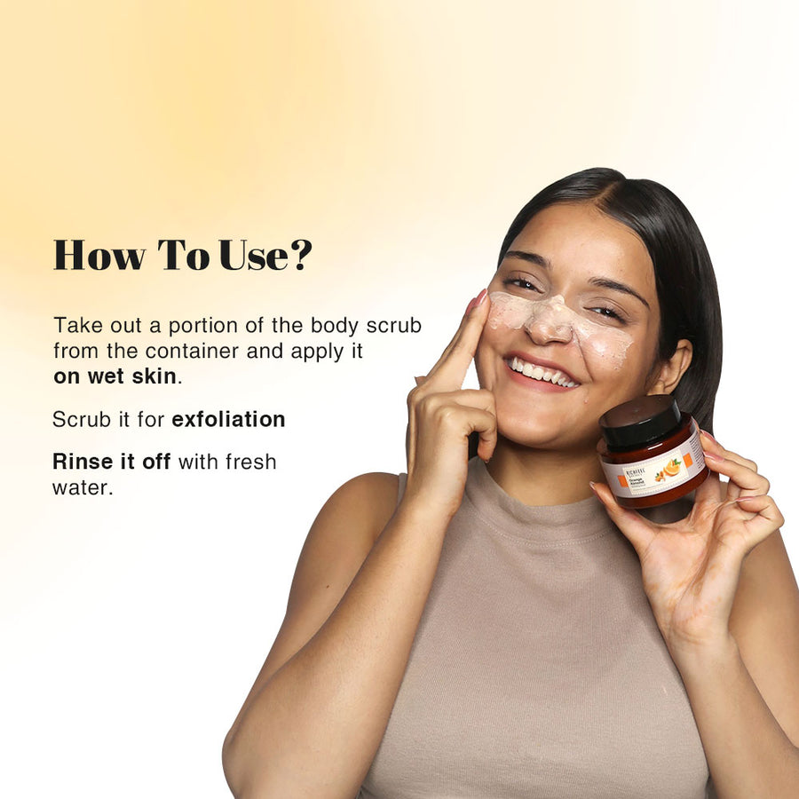 Richfeel Orange Almond Exfoliating Scrub 100 g