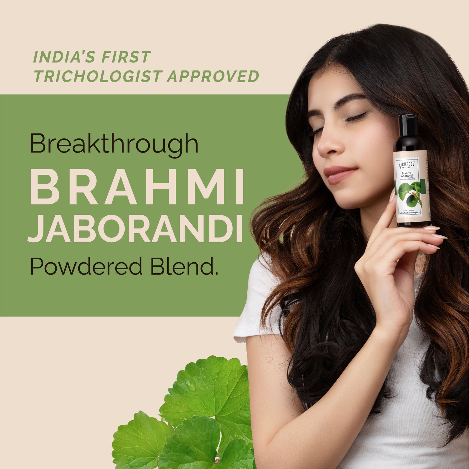 Richfeel Brahmi Jaborandi Nourishing Hair Oil 80 ml (Pack of 2)