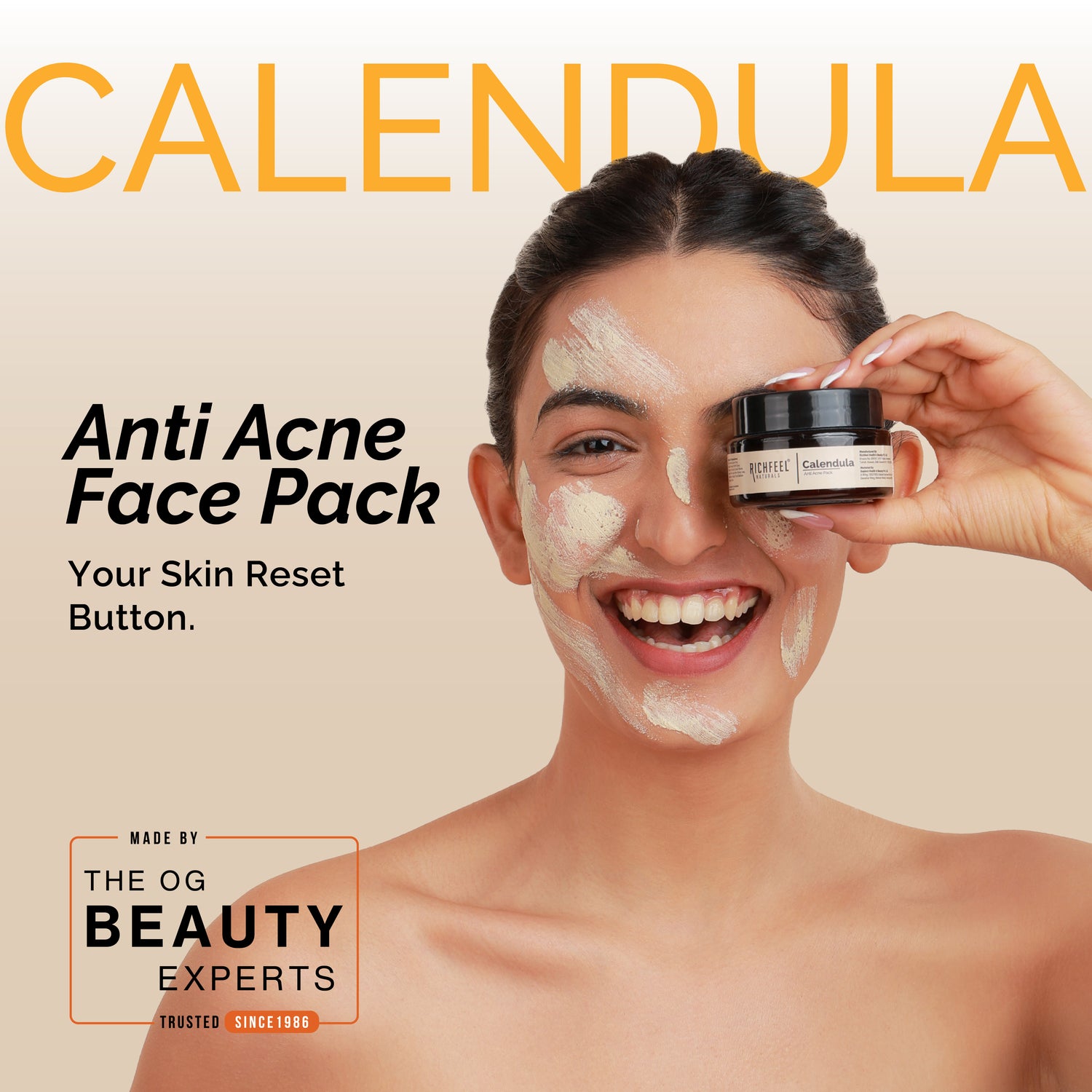 Richfeel Calendula Anti Acne Pack 50 g