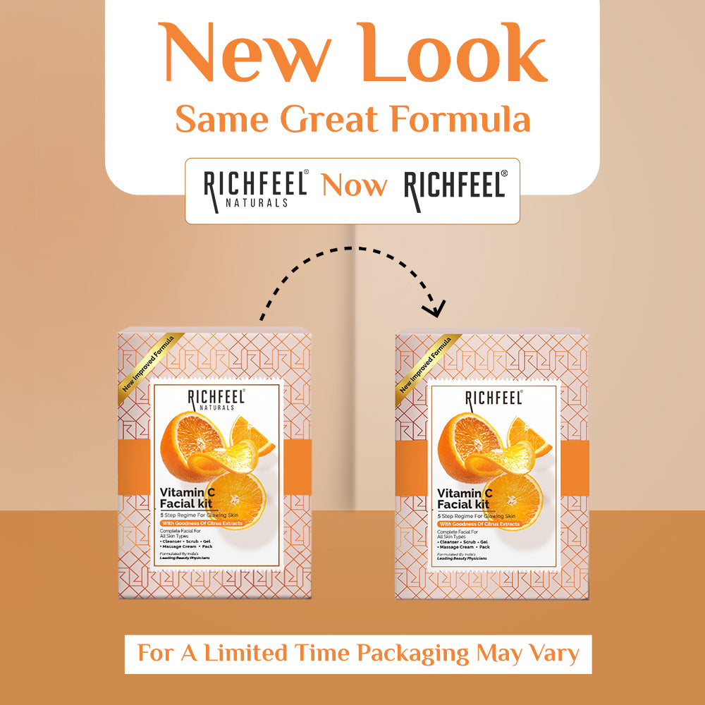 Richfeel Brightening Facial Kit Enriched With Vitamin C 250 gm