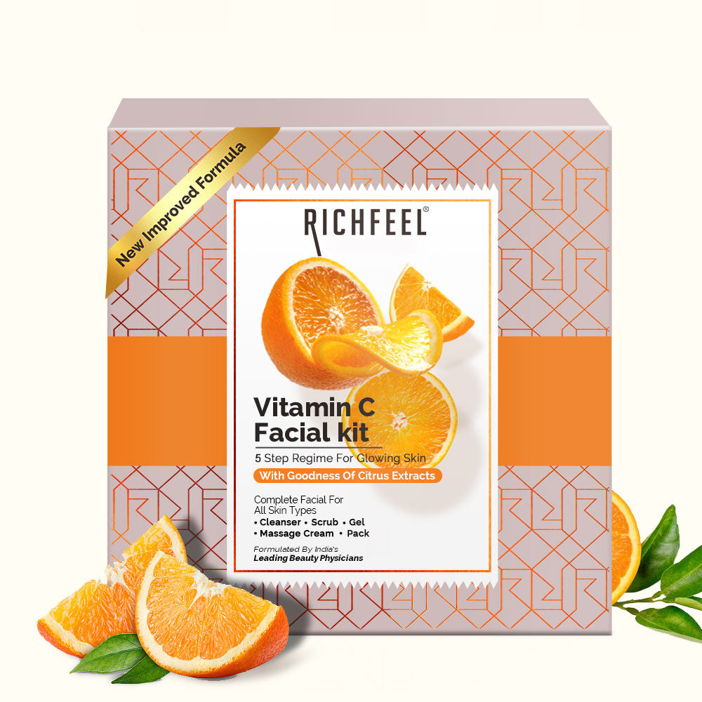 Richfeel Brightening Facial Kit Enriched With Vitamin C 30gm