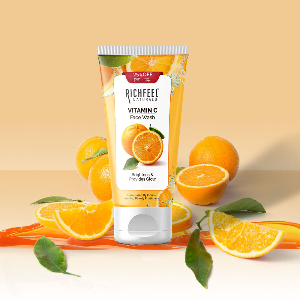 Richfeel Vitamin C Face Wash 100 Gms - 25% Off