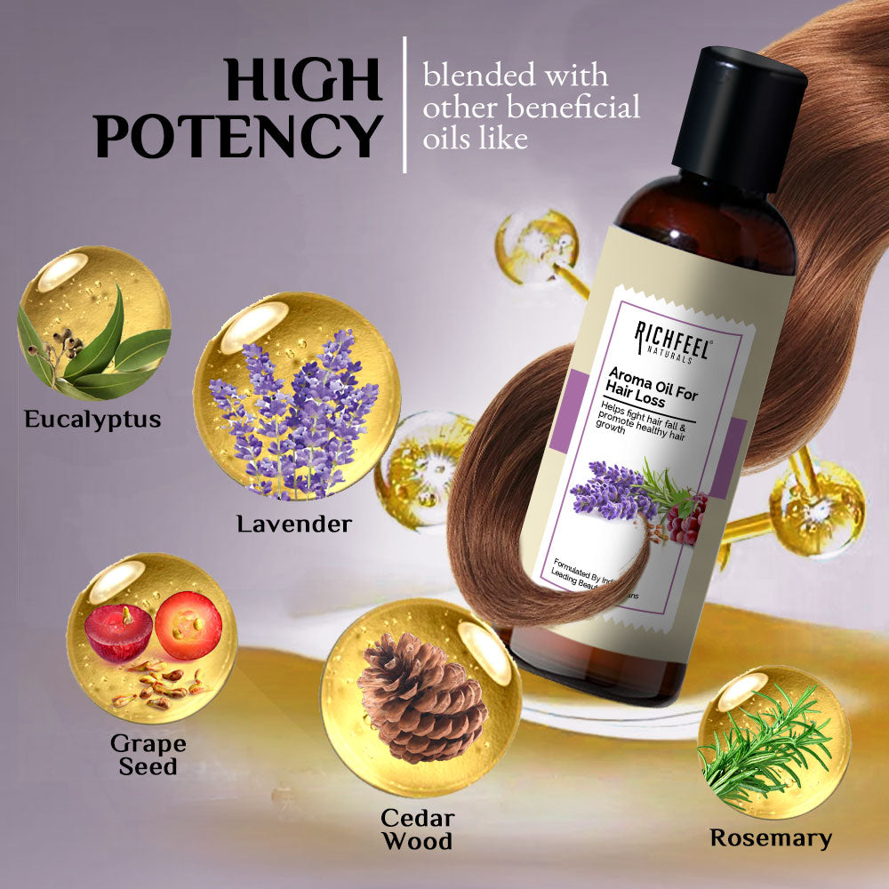 Richfeel Aroma Oil for Hair Loss 100 ml Pack of 2