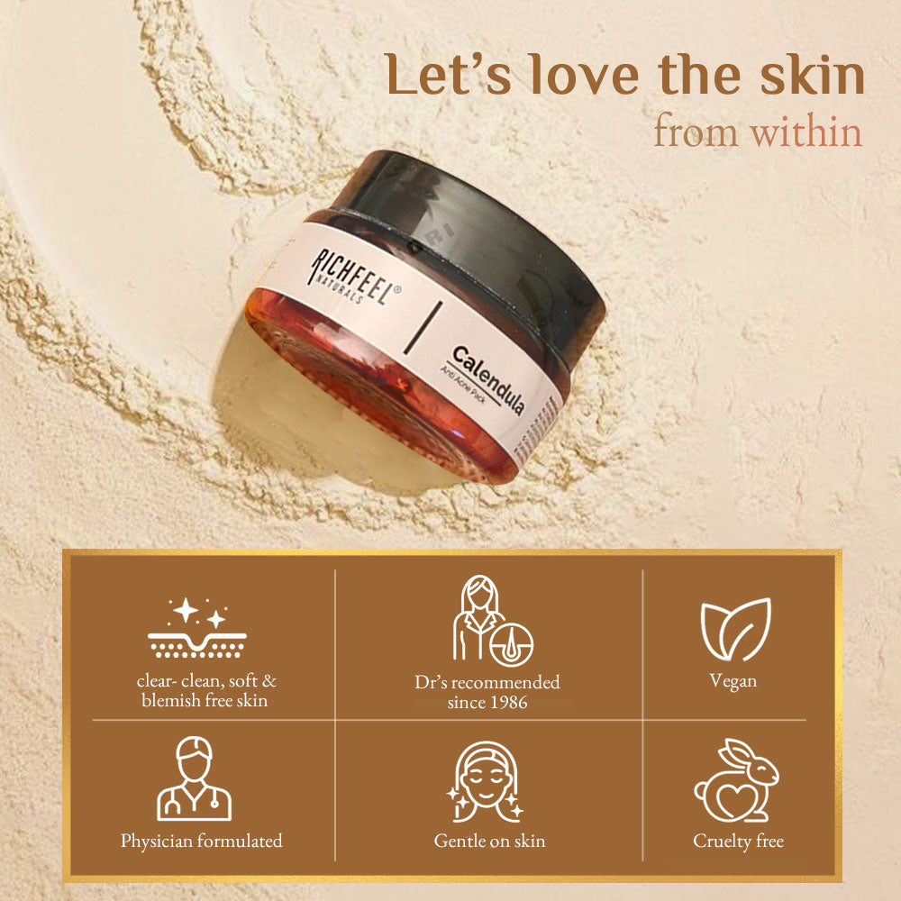 Richfeel Calendula Anti Acne Pack 50 g