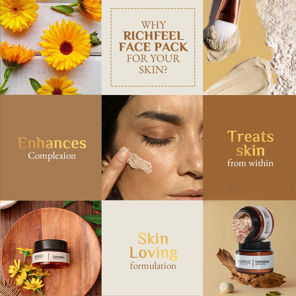 Richfeel Calendula Anti Acne Pack 50 g