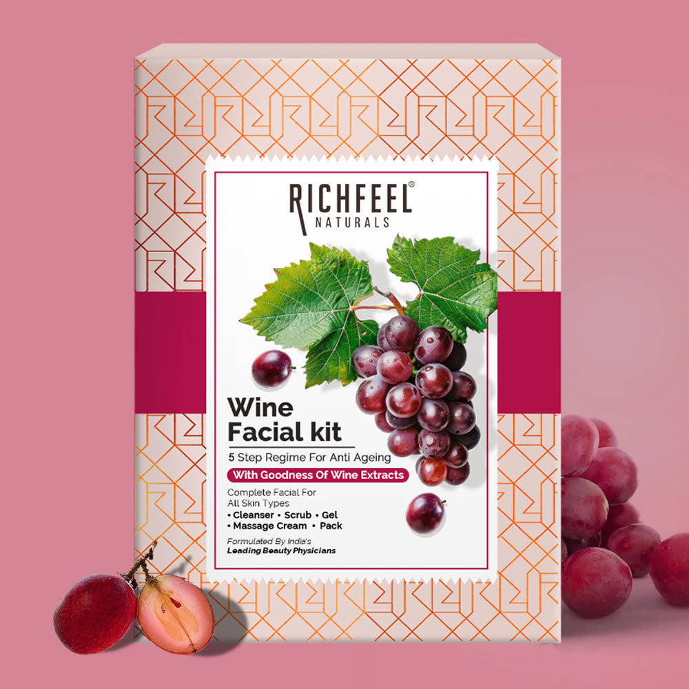 Richfeel Wine Facial Kit 250 gm
