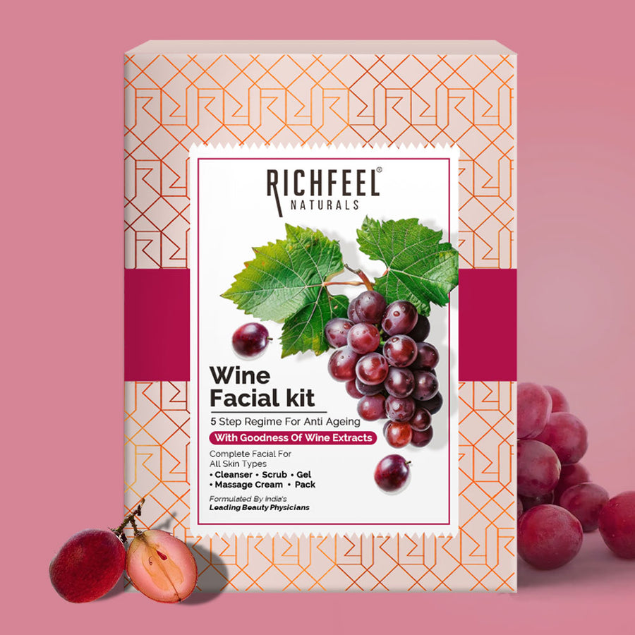 Richfeel Wine Facial Kit 250 gm