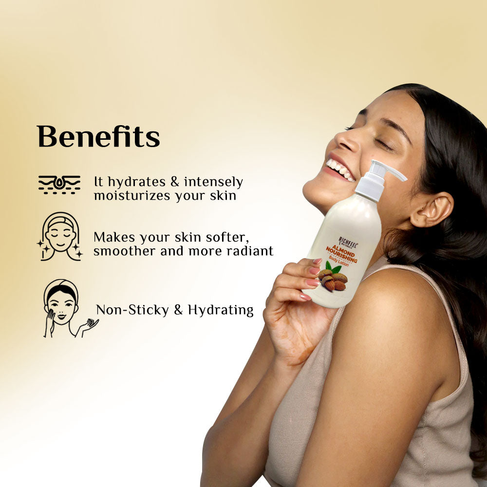 Richfeel Almond Nourishing Body Lotion 400 Ml