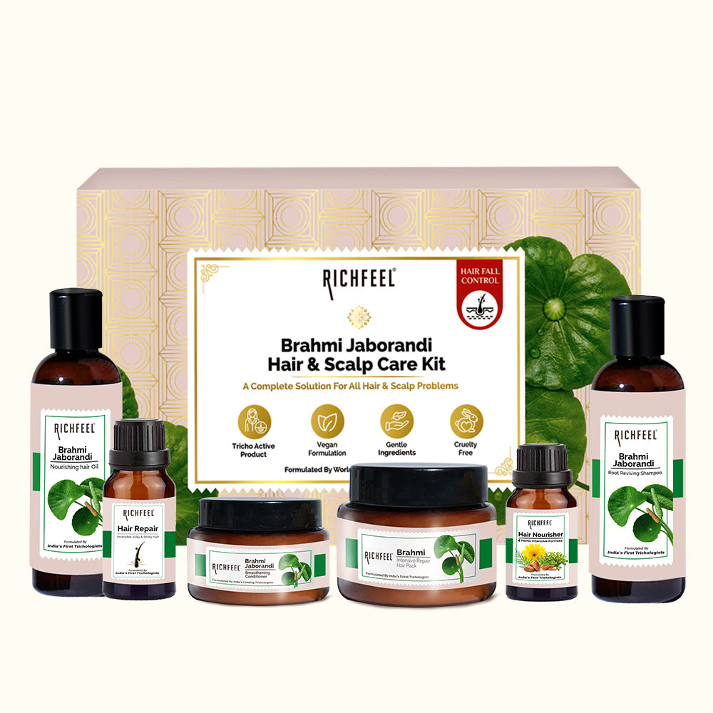 Richfeel Brahmi Jaborandi Hair & Scalp Care Kit