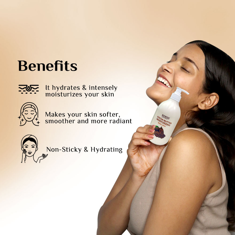 Richfeel Cocoa Butter Moisturizing Body Lotion 200 Ml