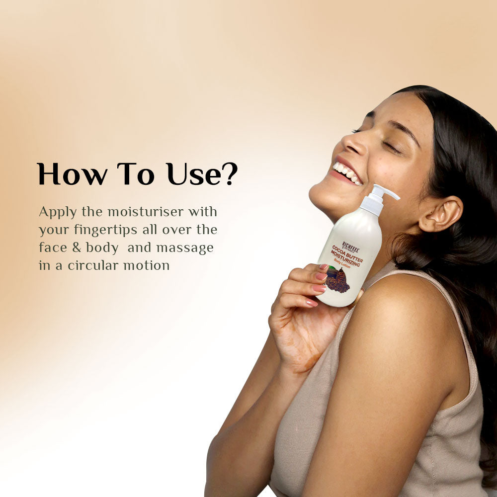 Richfeel Cocoa Butter Moisturizing Body Lotion 400 Ml