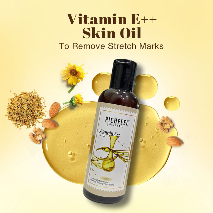 Richfeel Vitamin E Skin Oil 80 ml Pack of 2