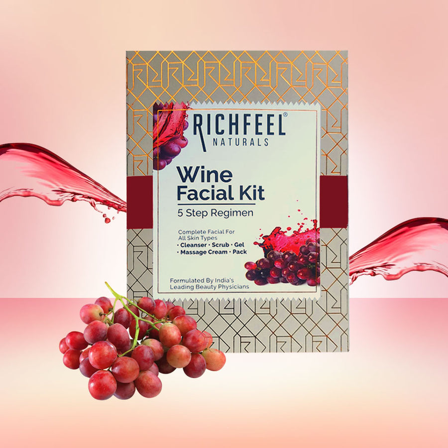 Richfeel Wine Facial Kit 250 gm