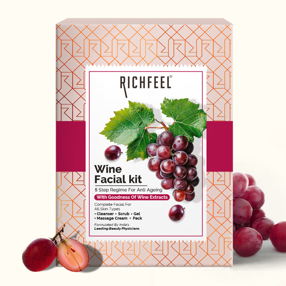 Richfeel Wine Facial Kit 250 gm