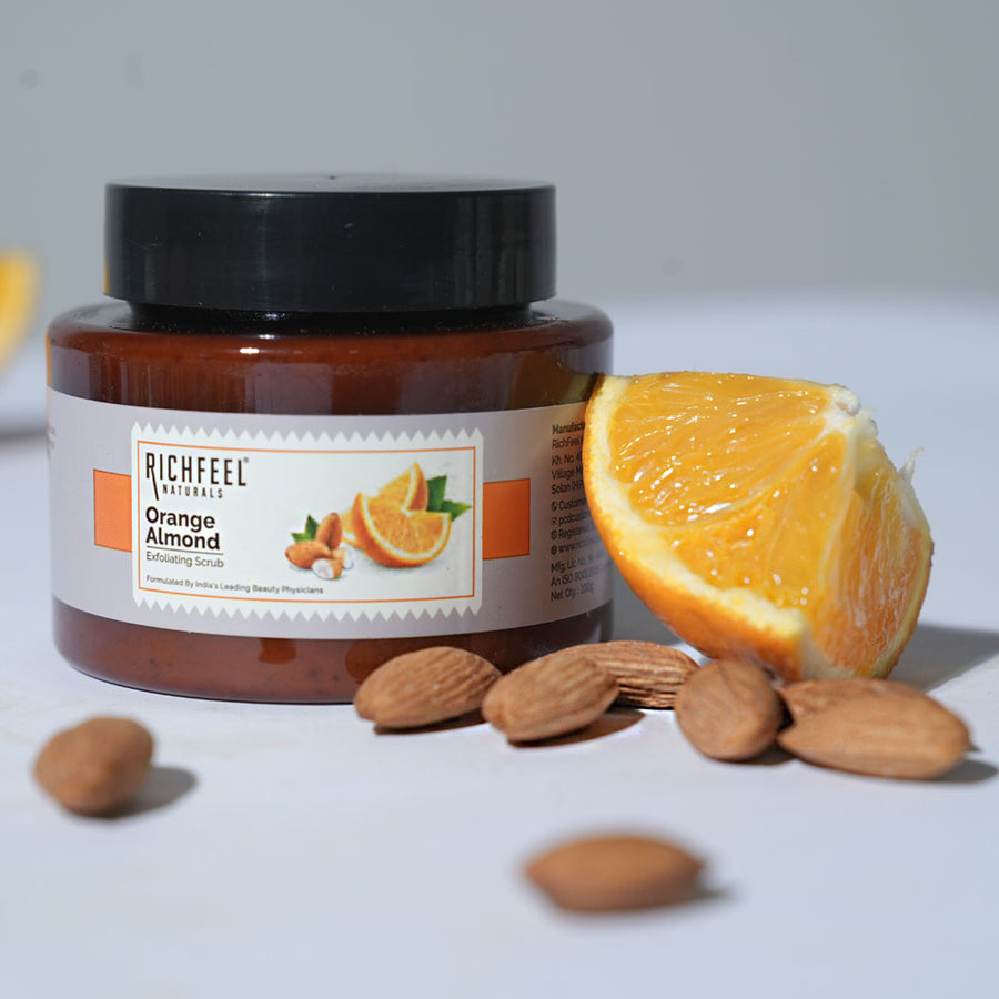 Richfeel Orange Almond Exfoliating Scrub 100 g